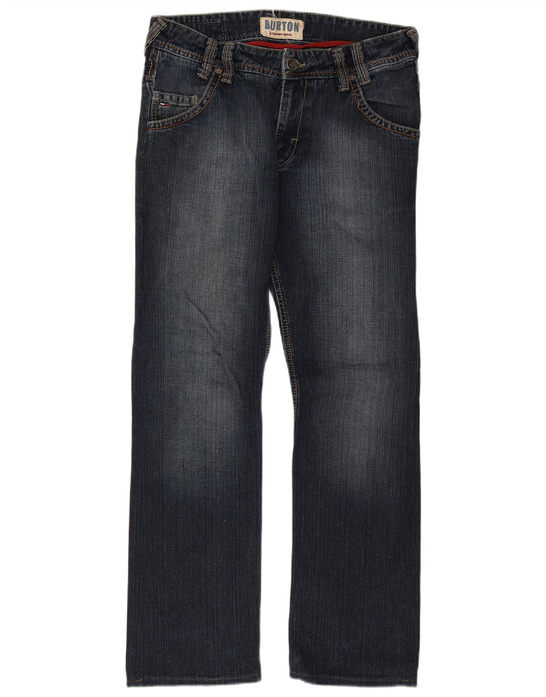 Burton lige jeans til kvinder W32 L30 marineblå bomuld