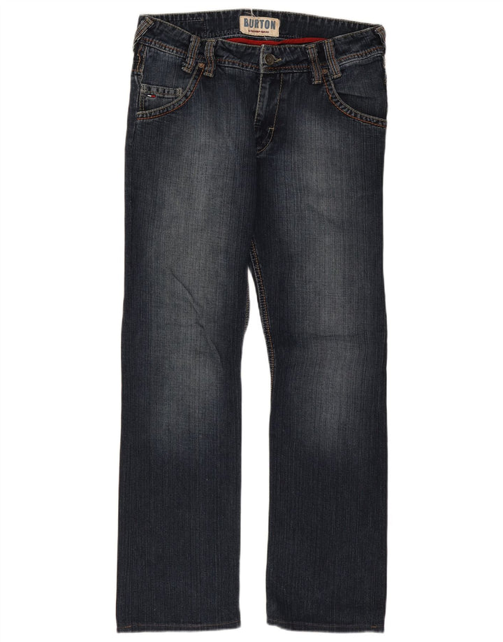 Burton lige jeans til kvinder W32 L30 marineblå bomuld
