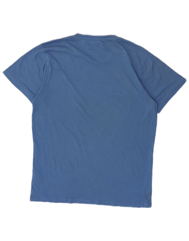JACK & JONES Mens Graphic T-Shirt Top XL Blue