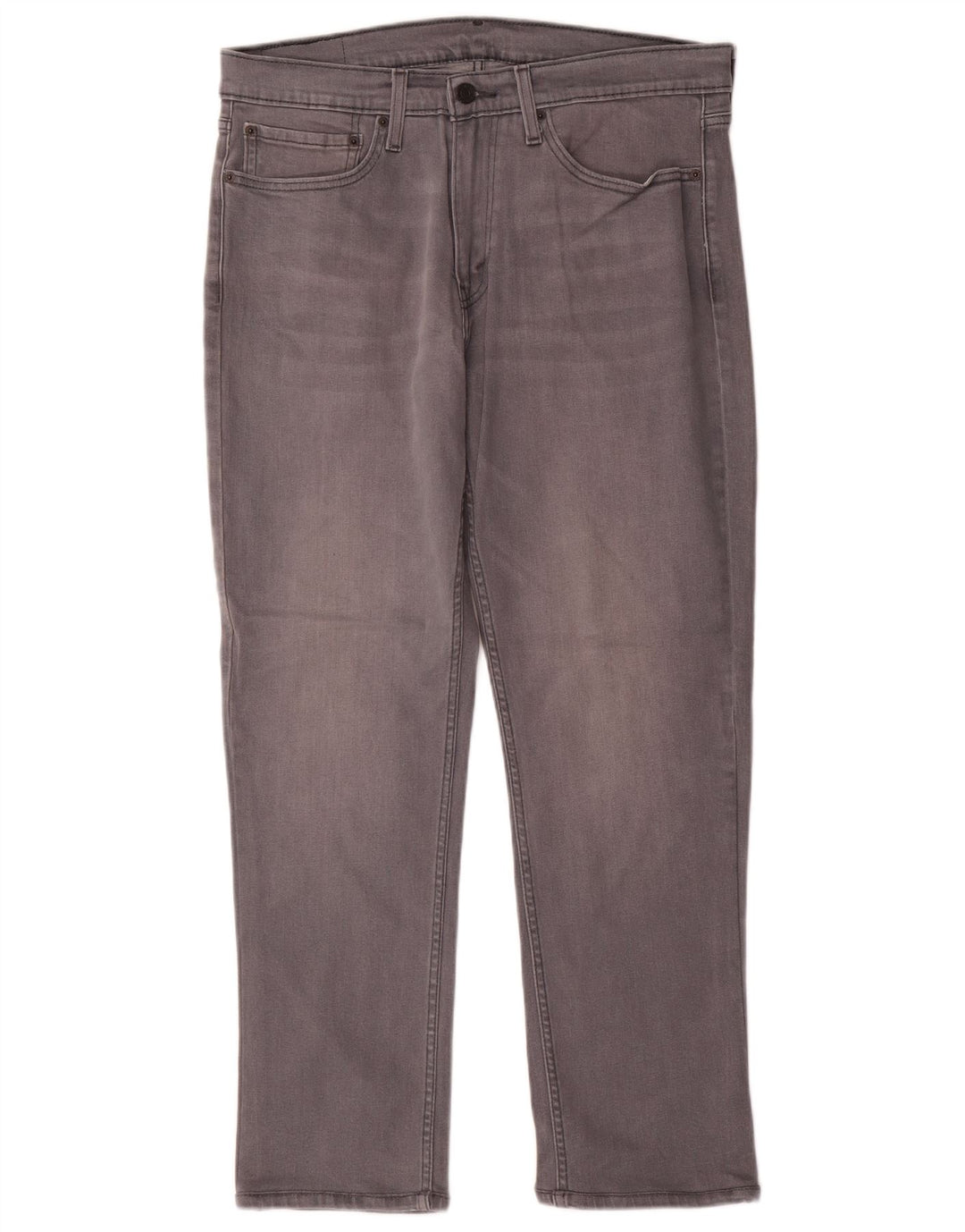 Levi's Slim Jeans til mænd W34 L30 Grå bomuld