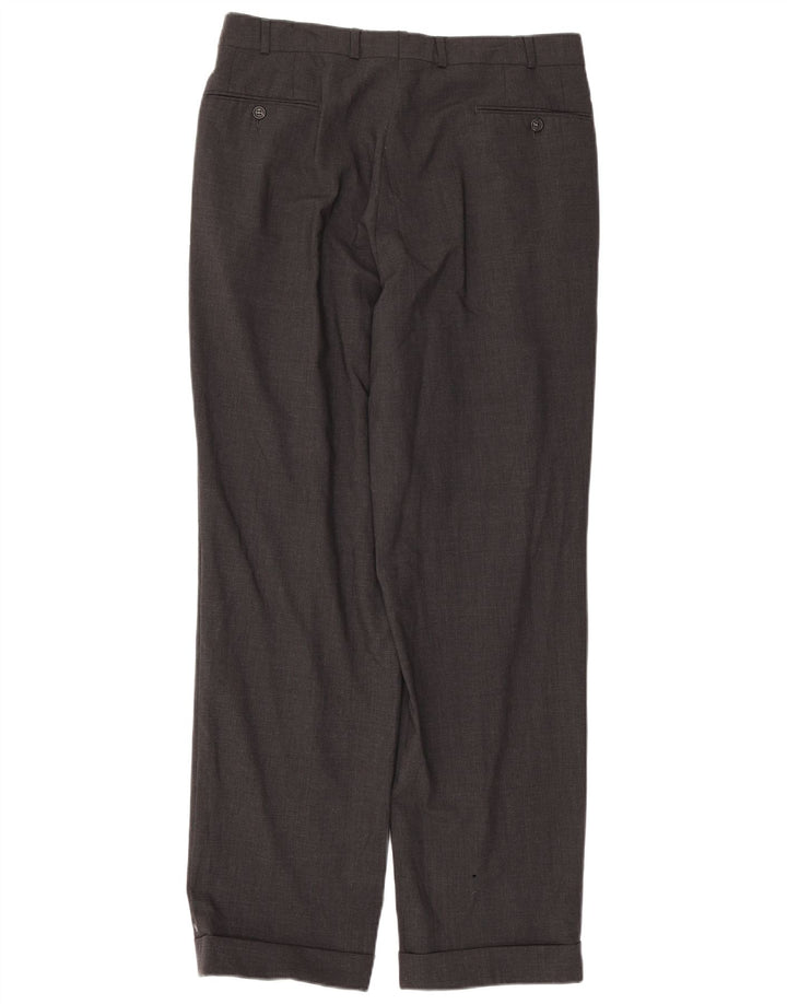 Daniel Hechter Herre Pegged Suit Bukser EU 52 XL W33 L32 Grå Uld