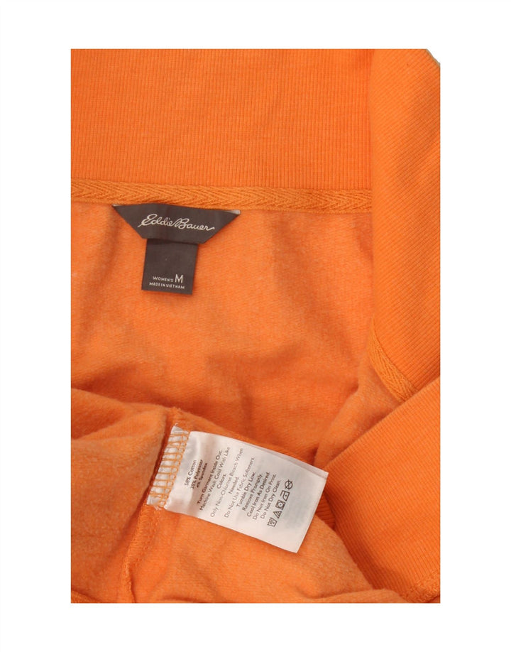 EDDIE BAUER Womens Oversized Sweatshirt Jumper UK 14 Medium Orange Vintage Eddie Bauer and Second-Hand Eddie Bauer from Messina Hembry 