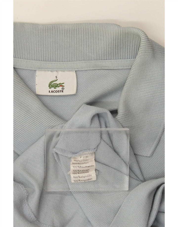 LACOSTE Poloskjorte til mænd str. 5 Large Blå Bomuld