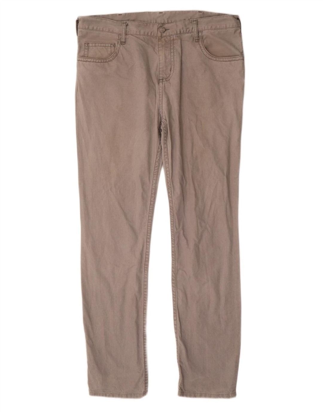 CARHARTT Herre Slim Casual Bukser W36 L34 Grå Bomuld