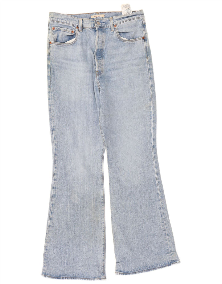 Levi's Dame Ribcage Flared Jeans W31 L32 Blå Bomuld