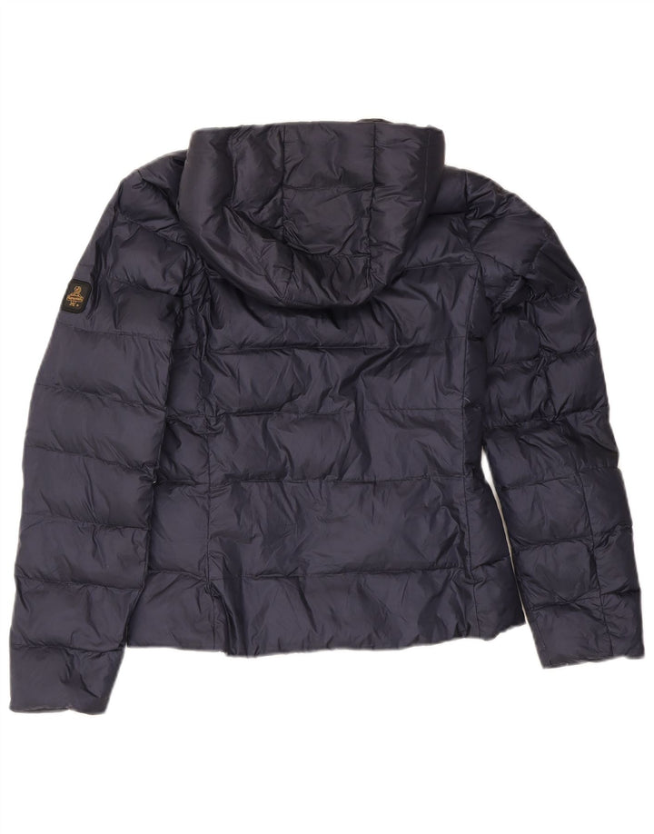 Refrigiwear Dame Hooded Polstret Jakke IT 40 Small Navy Blue