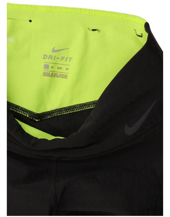 Nike Dame Dri Fit Leggings UK 4 XS Sort