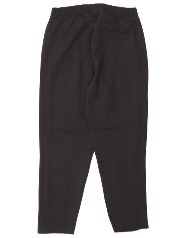 Zara Træningsdragtsbukser til kvinder UK 12 Medium Sort Colourblock Polyamid