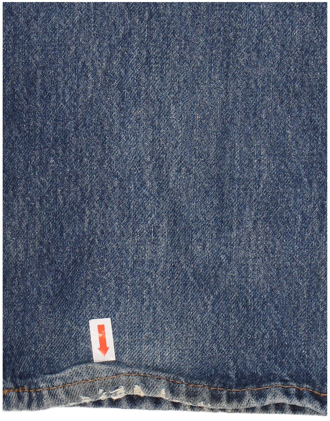 LEVI'S Herre 501 Straight Jeans W36 L34 Blå Bomuld