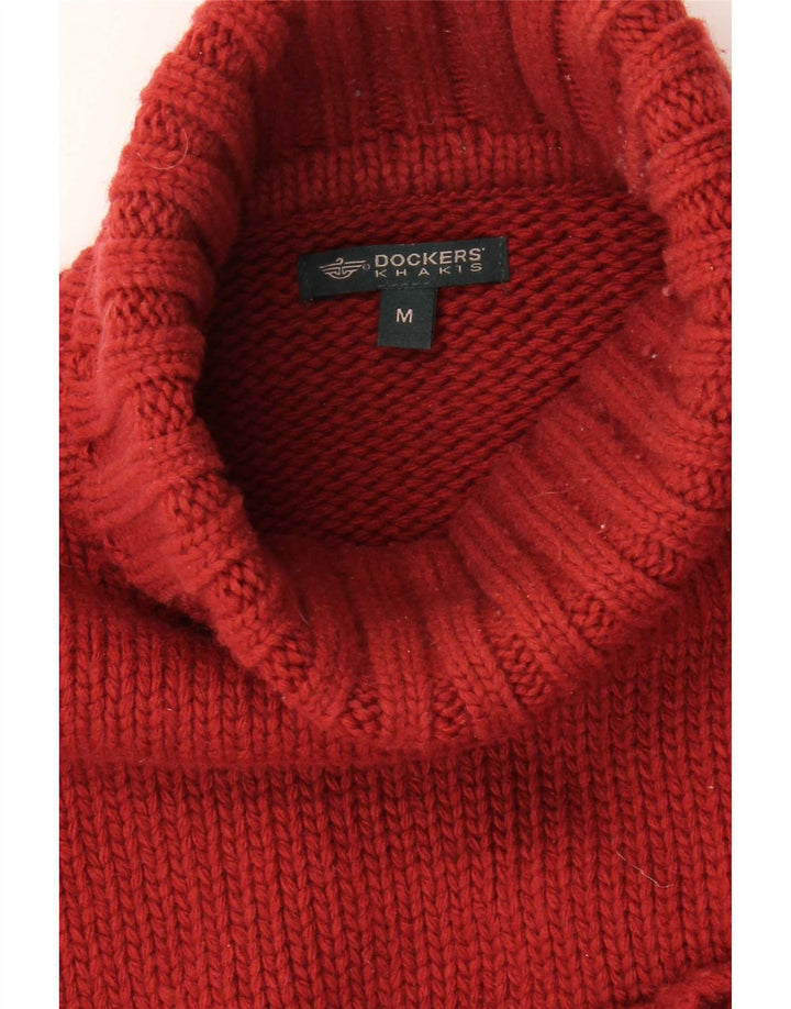 Dockers Herre Rullehals sweater Medium Rød