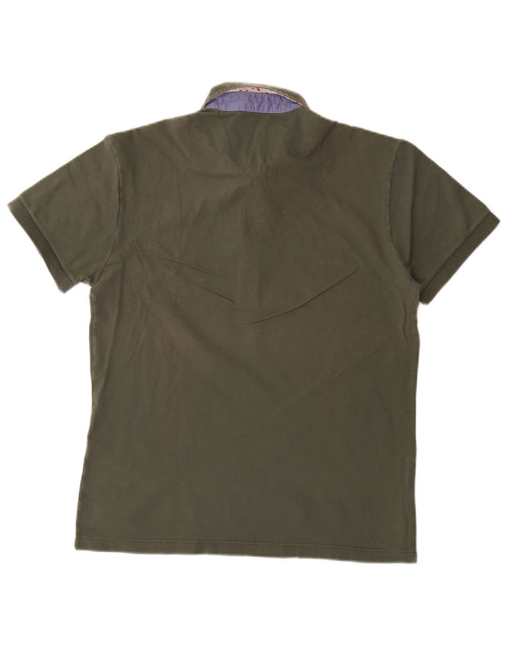 Brooksfield Polo Shirt til mænd IT 52 Stor Khaki Bomuld