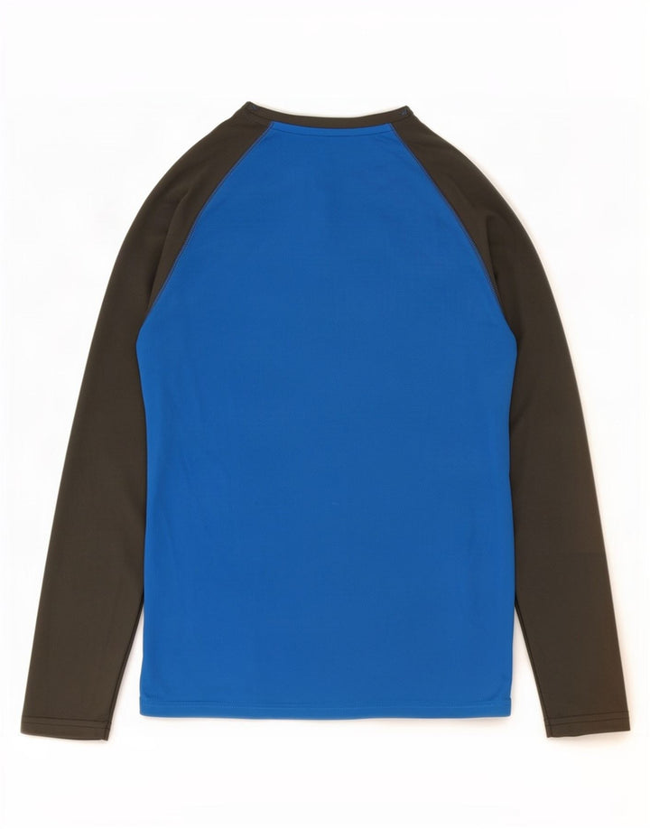 Mountain Warehouse Herre IsoCool Top Langærmet Lille Blå Colourblock