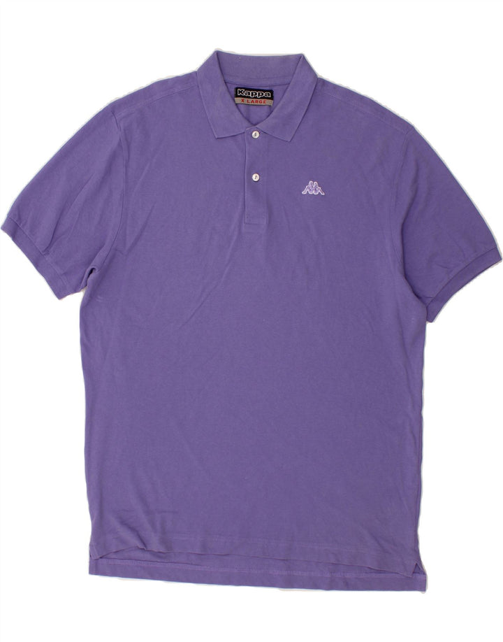 KAPPA Mens Polo Shirt XL Purple Cotton Vintage Kappa and Second-Hand Kappa from Messina Hembry 