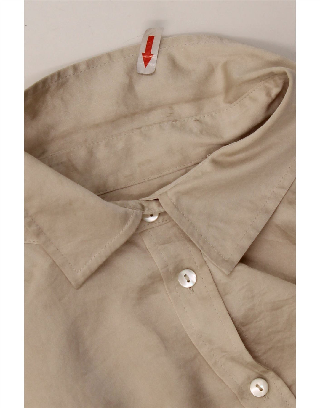 Jigsaw Dameskjorte UK 12 Medium Beige Polyester