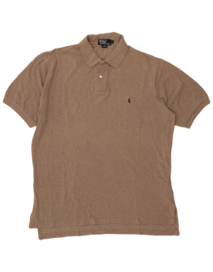 Polo Ralph Lauren Herre poloskjorte Stor beige bomuld
