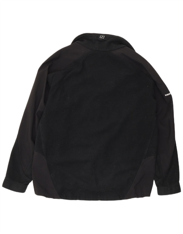 Berghaus Fleecejakke til mænd UK 42 XL Sort Polyester
