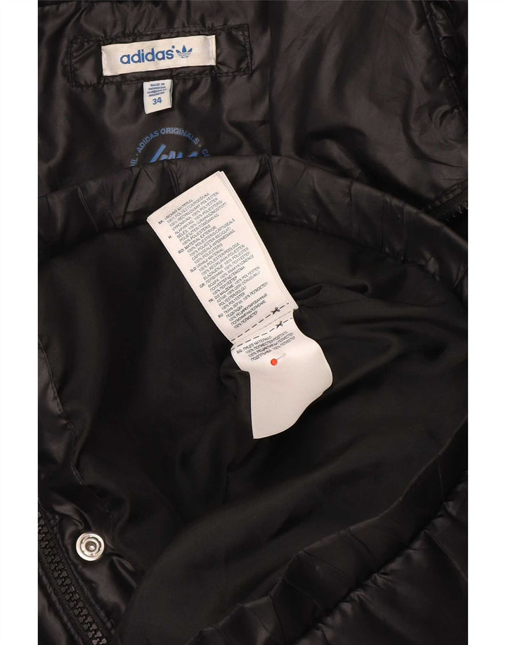 Adidas polstret jakke til kvinder EU 34 XS sort polyester