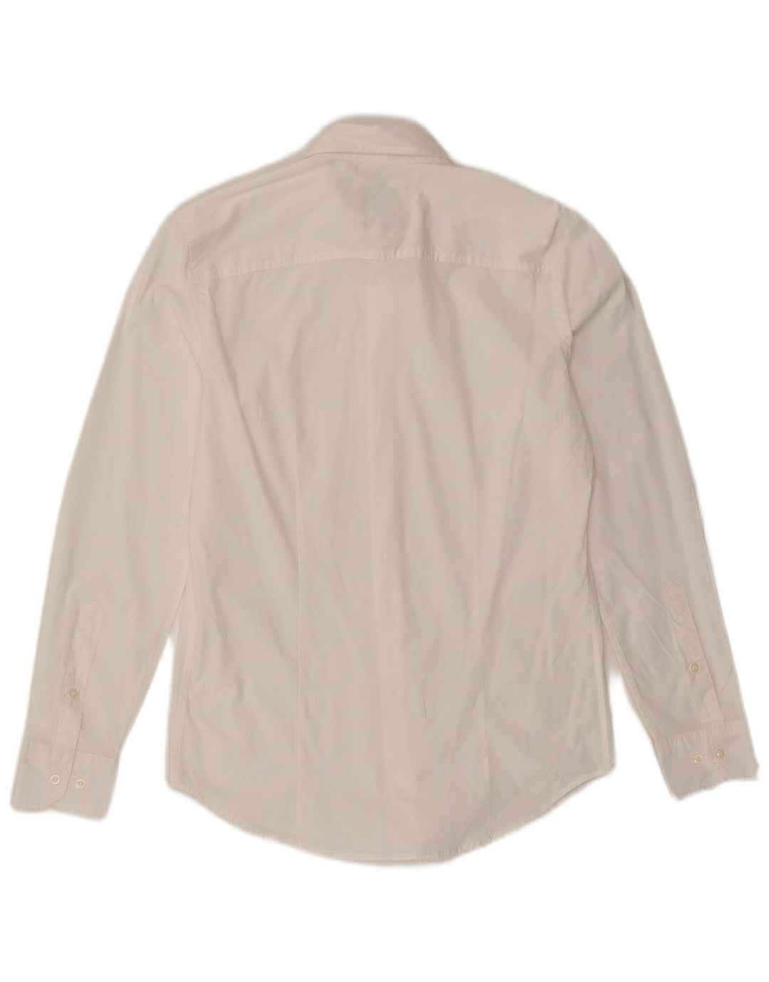 Sisley Herre Slim Fit Skjorte Størrelse 40 15 3/4 Medium Hvid