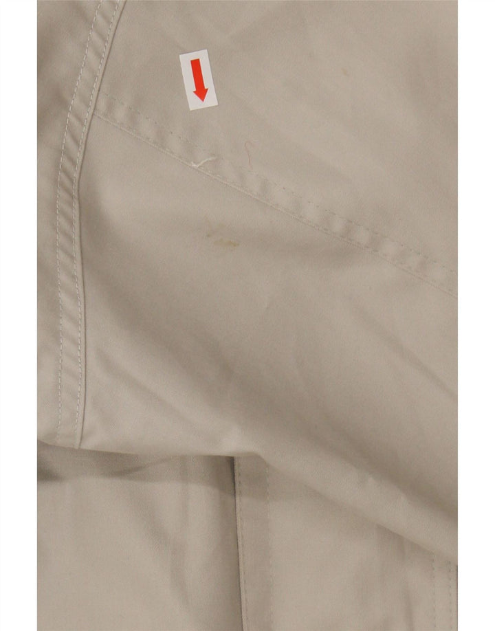 VINTAGE Mens Bomber Jacket UK 40 Large Beige Vintage Vintage and Second-Hand Vintage from Messina Hembry 