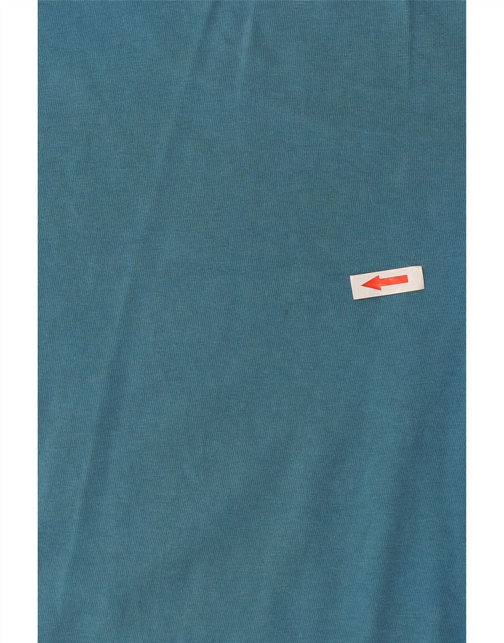 Lyle & Scott Herre T-Shirt Top Lille Blå Colourblock Bomuld