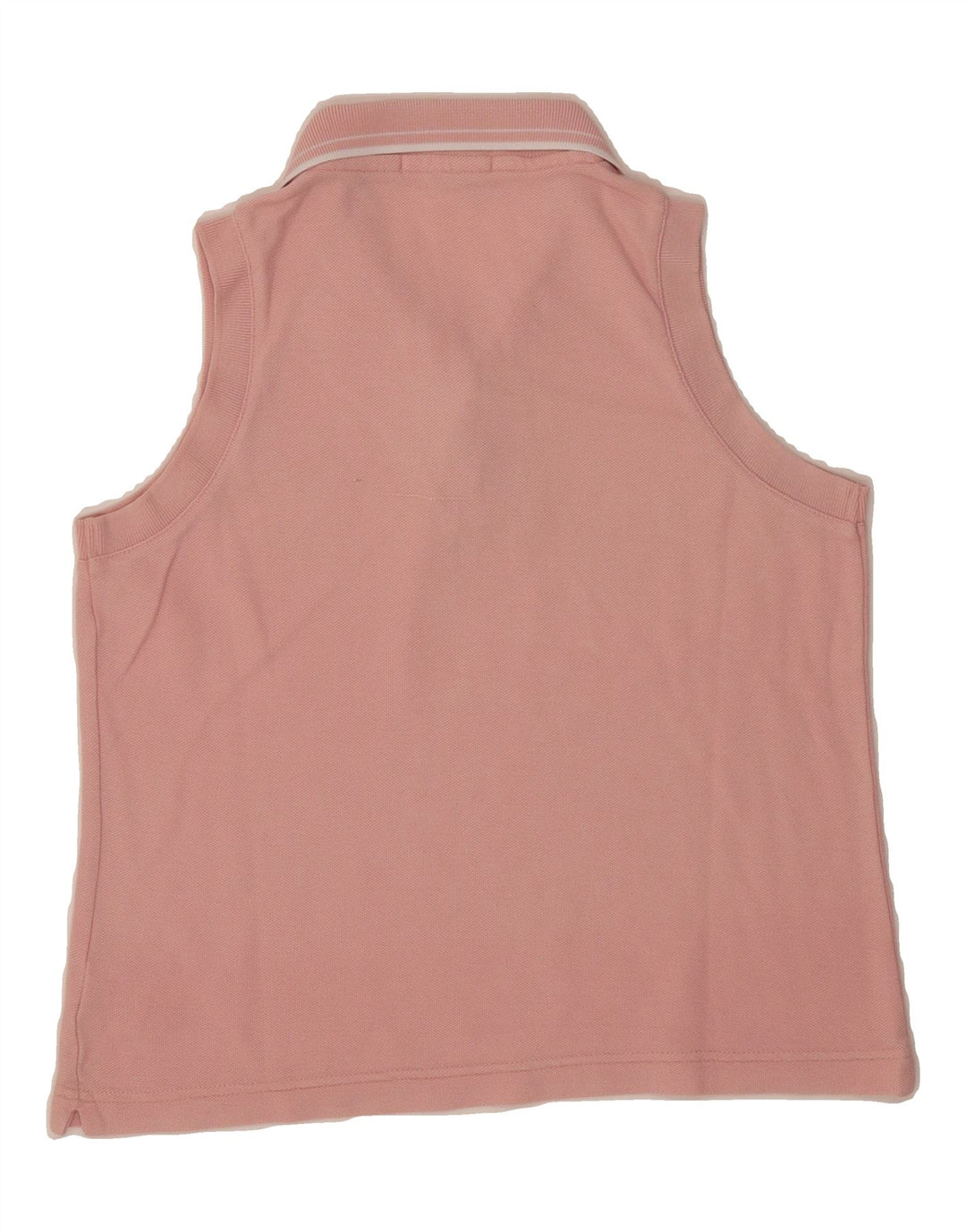FILA Womens Sleeveless Polo Shirt IT 42 Medium Pink Cotton Vintage Fila and Second-Hand Fila from Messina Hembry 