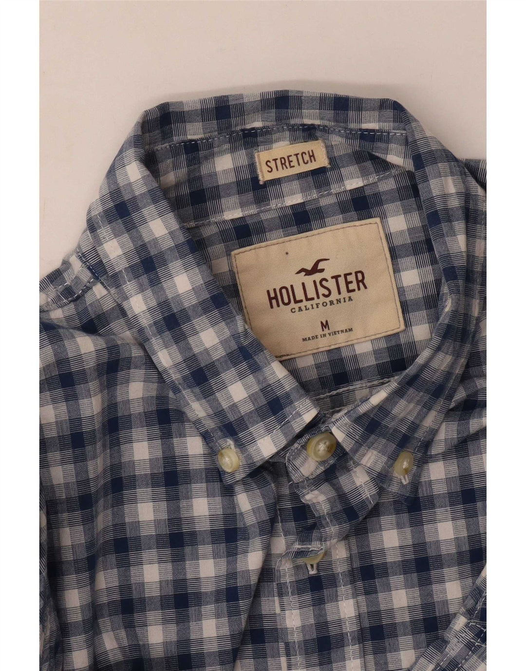 Hollister Herreskjorte Medium Blue Check