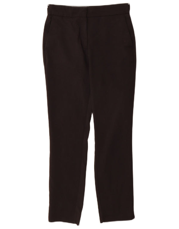 Zara Dame Slim Chino Bukser XS W26 L27 Sort Bomuld