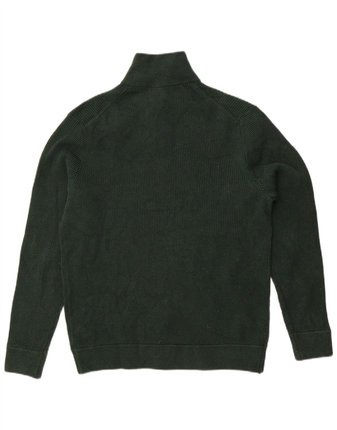 Marks & Spencer Herre sweater med lynlåshals mellemgrøn polyester