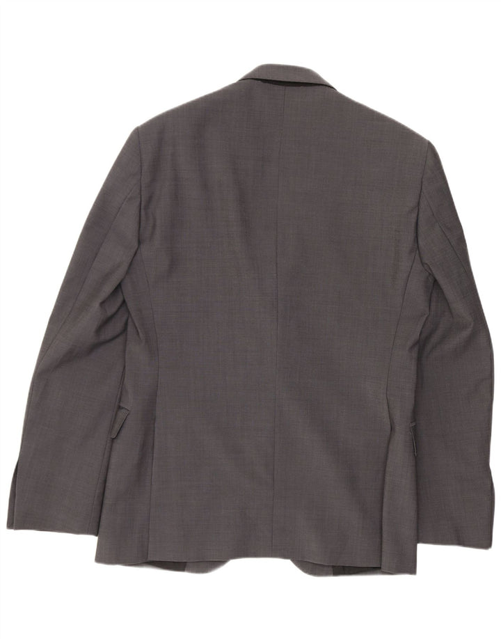 Calvin Klein Herre 2-knaps blazerjakke IT 46 Lille grå polyester