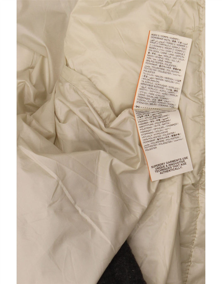 Superdry Polstret hættejakke til kvinder UK 18 XL Flerfarvet Colourblock