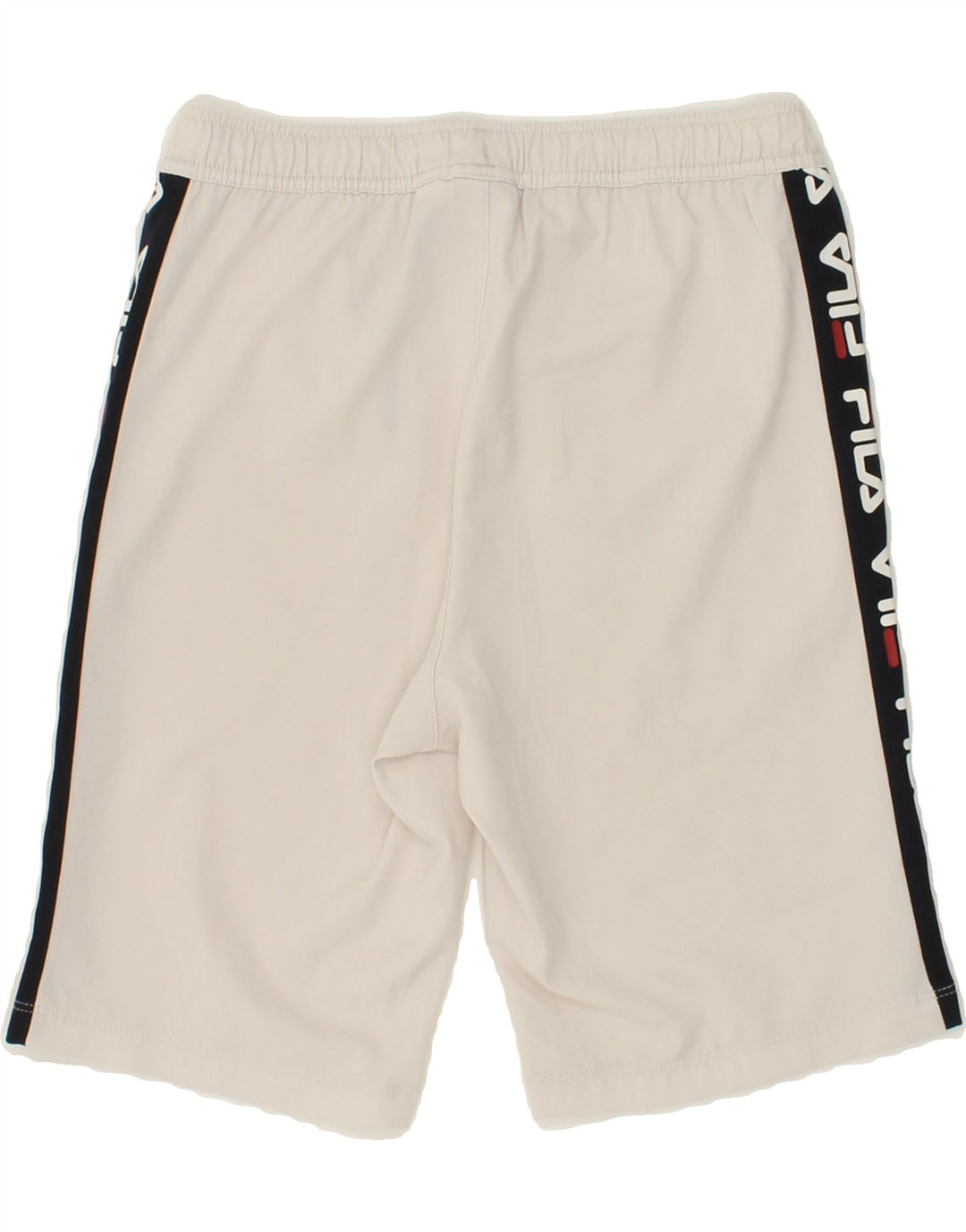 FILA Boys Graphic Sport Shorts 11-12 Years White Colourblock Vintage Fila and Second-Hand Fila from Messina Hembry 