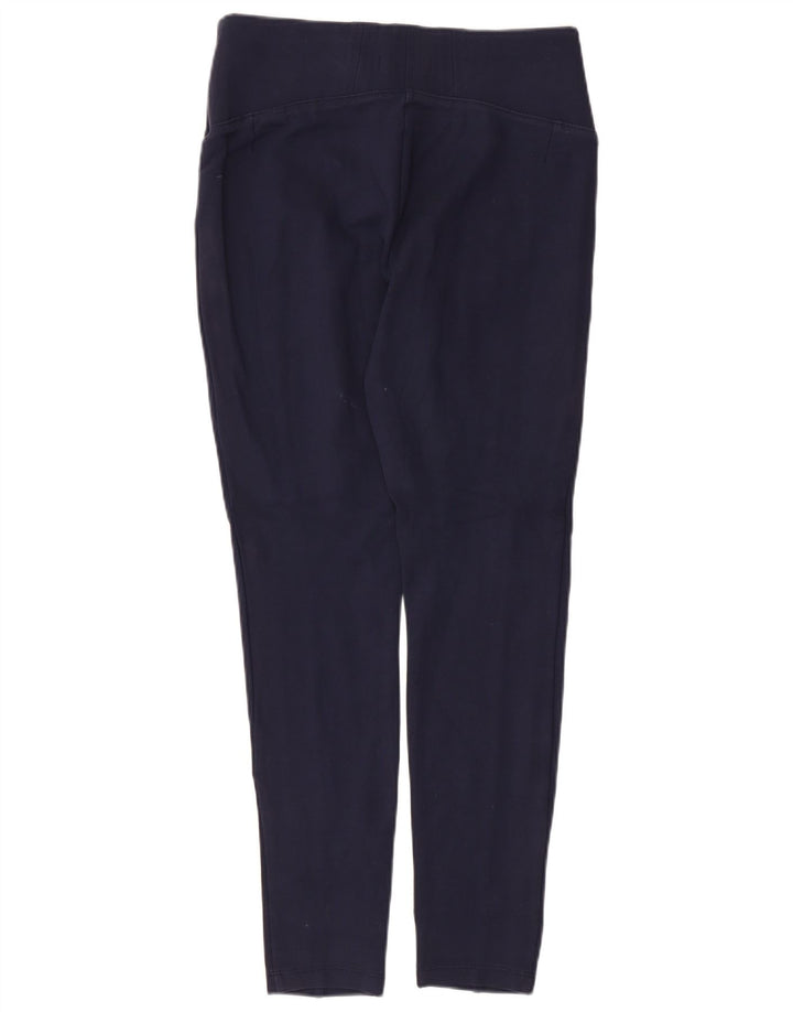 Marks & Spencer Dame Leggings UK 14 Medium Navy Blue Viscose
