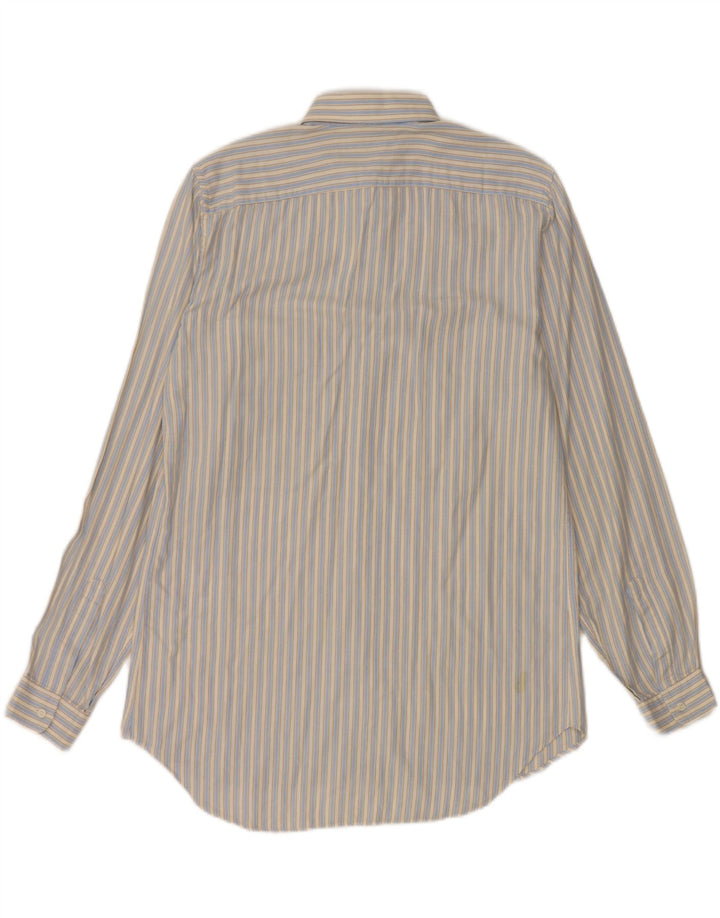 BORSALINO Herreskjorte str. 39 15 1/2 Mellem blå stribet