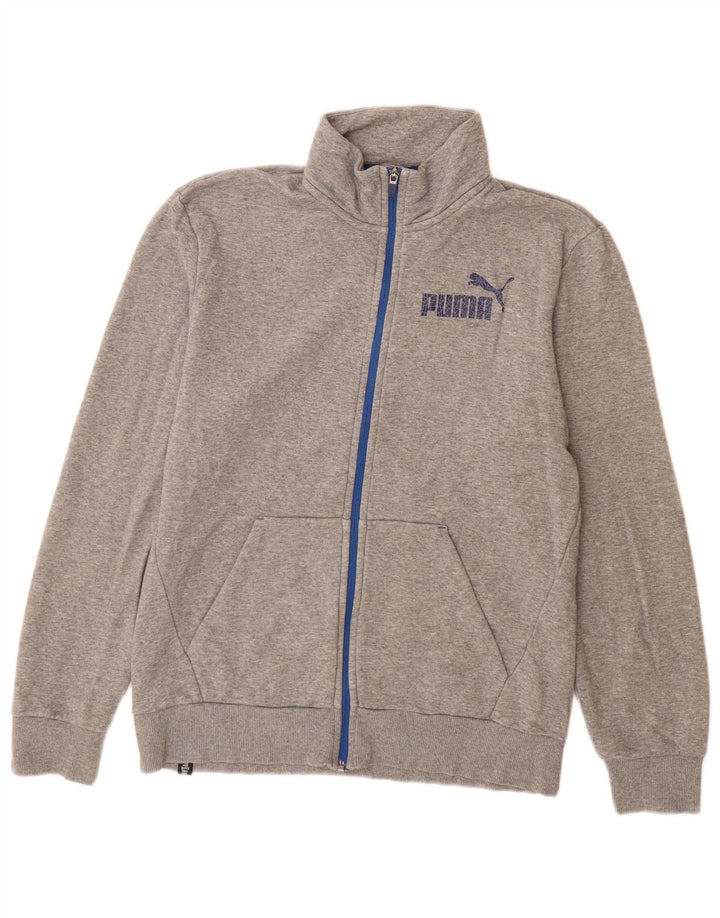Puma Herre grafisk træningsdragt Topjakke Medium Grey Flecked Bomuld