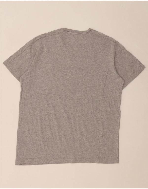 Adidas Herre T-Shirt Top Stor Grå Flecked Bomuld