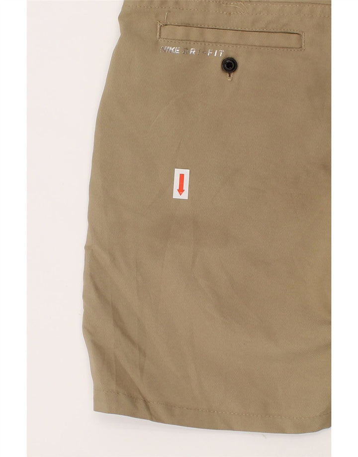 HURLEY Boys Chino Shorts 6-7 Years W22 Beige Polyester Vintage Hurley and Second-Hand Hurley from Messina Hembry 