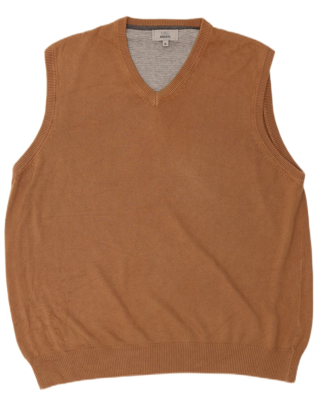 Marks & Spencer Herre Regular Fit Vest Tank Top XL Brun