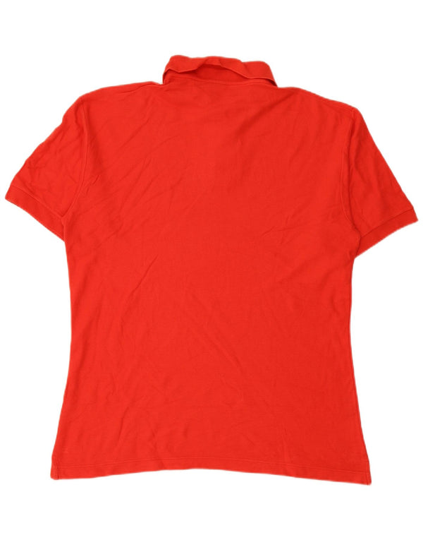 FILA Mens Polo Shirt IT 52 Large Red Cotton