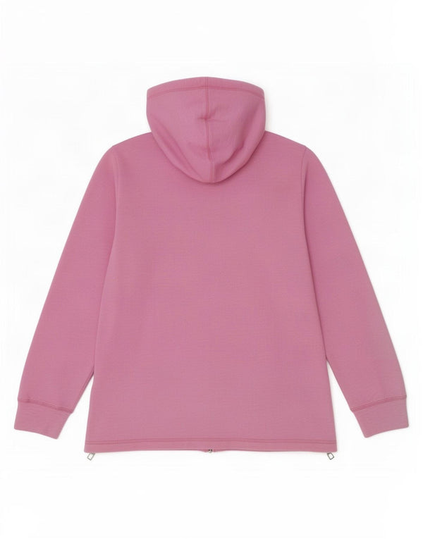 Champion Womens Graphic Zip Hoodie Sweater UK 18 XL Pink