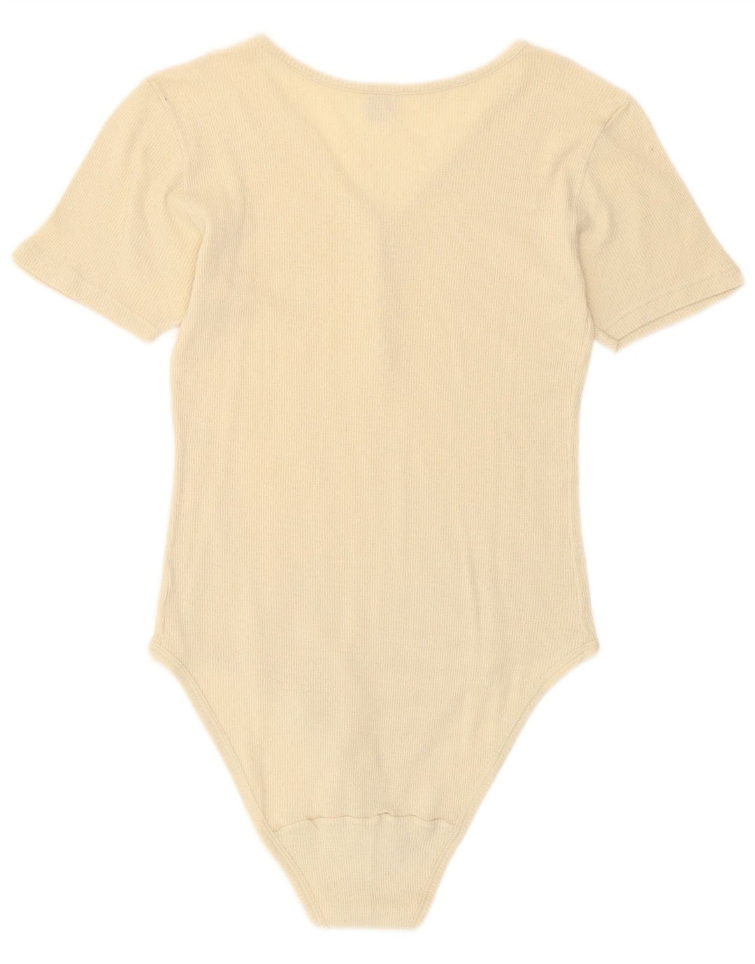 Vintage Dame Bodysuit UK 8 Small Off White