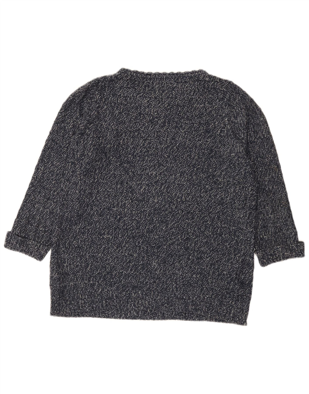 Marks & Spencer Dame Boat Neck Jumper Sweater UK 12 Medium Navy Blue