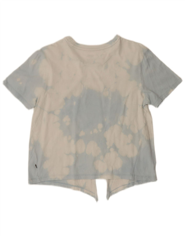 Vans Dame Grafisk T-Shirt Top UK 10 Small White Tie Dye