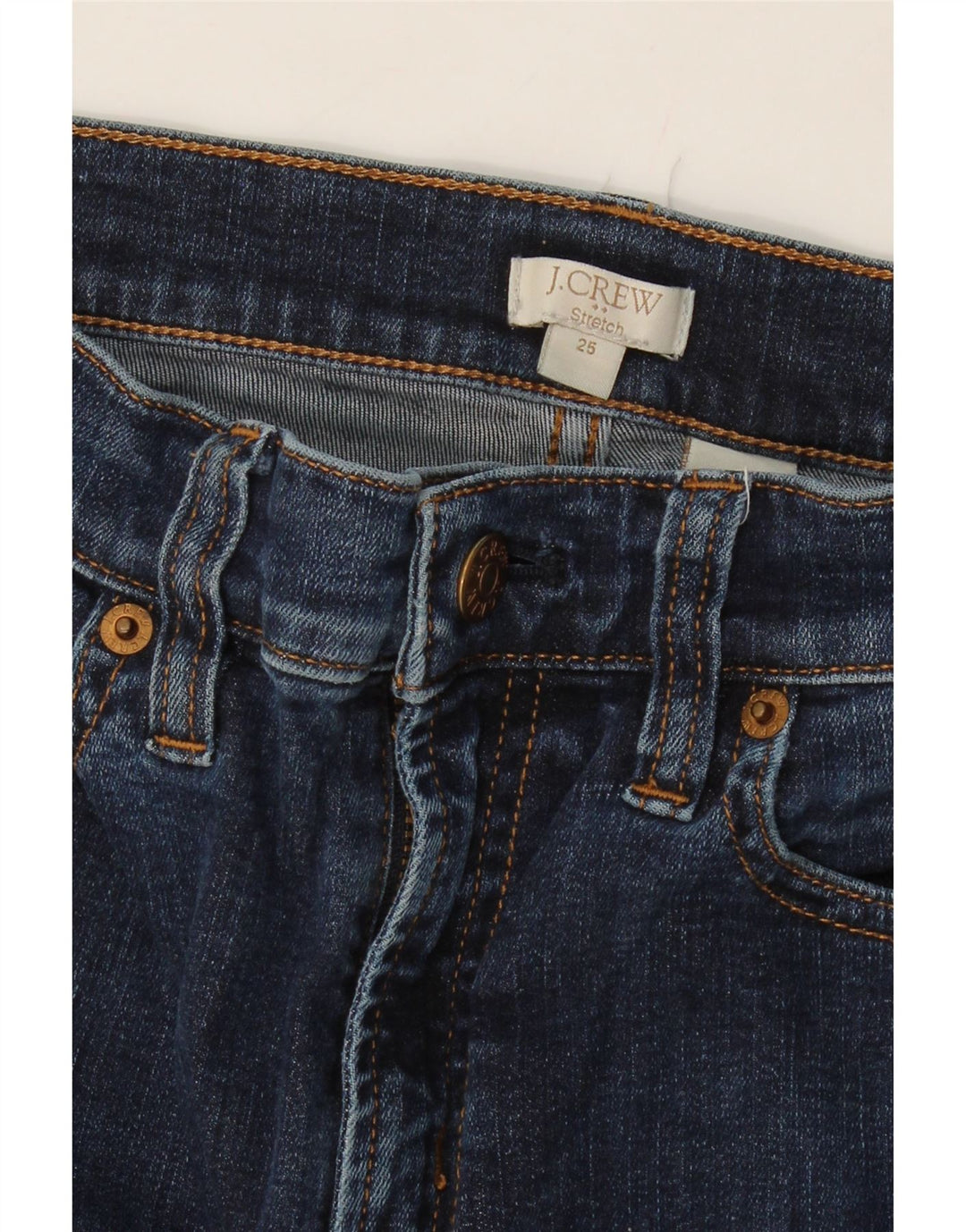 J. CREW Womens Skinny Jeans W25 L29 Blue Cotton Vintage J. Crew and Second-Hand J. Crew from Messina Hembry 