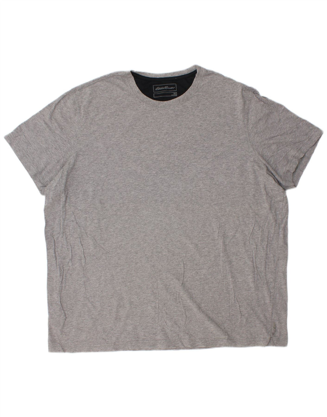 EDDIE BAUER Herre T-Shirt Top 2XL Grå Bomuld