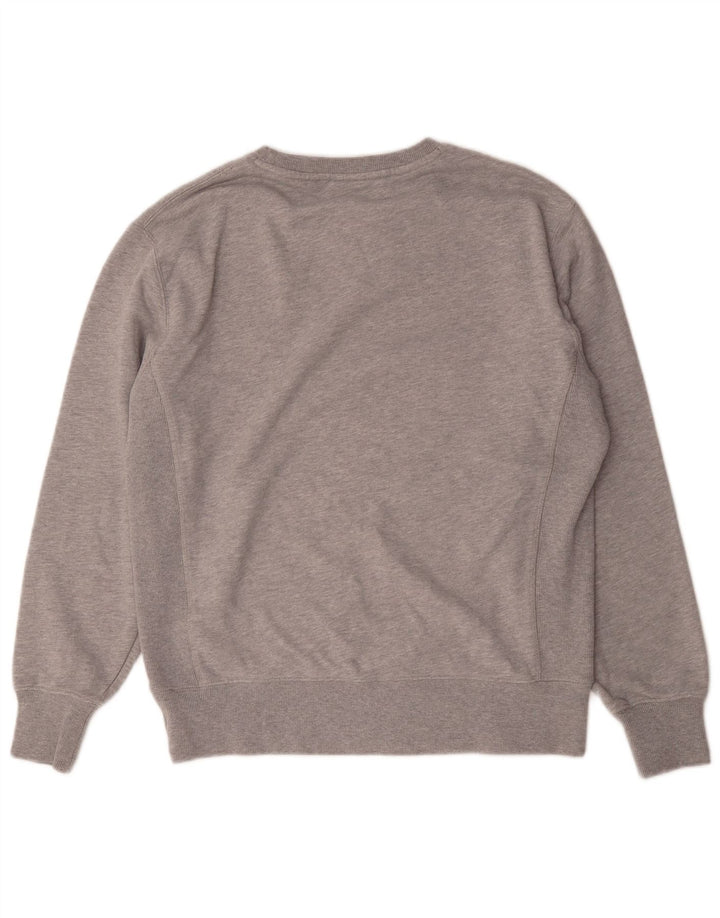 Superdry Grafisk Sweatshirt-trøje til mænd Medium Grey Flecked Bomuld