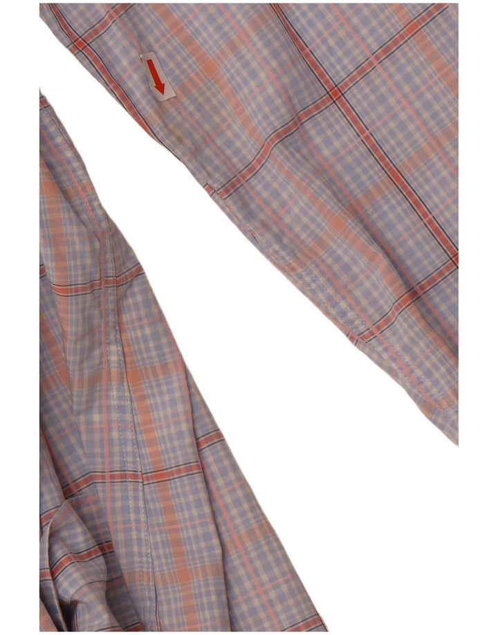 ARMANI JEANS Mens Shirt Medium Blue Check