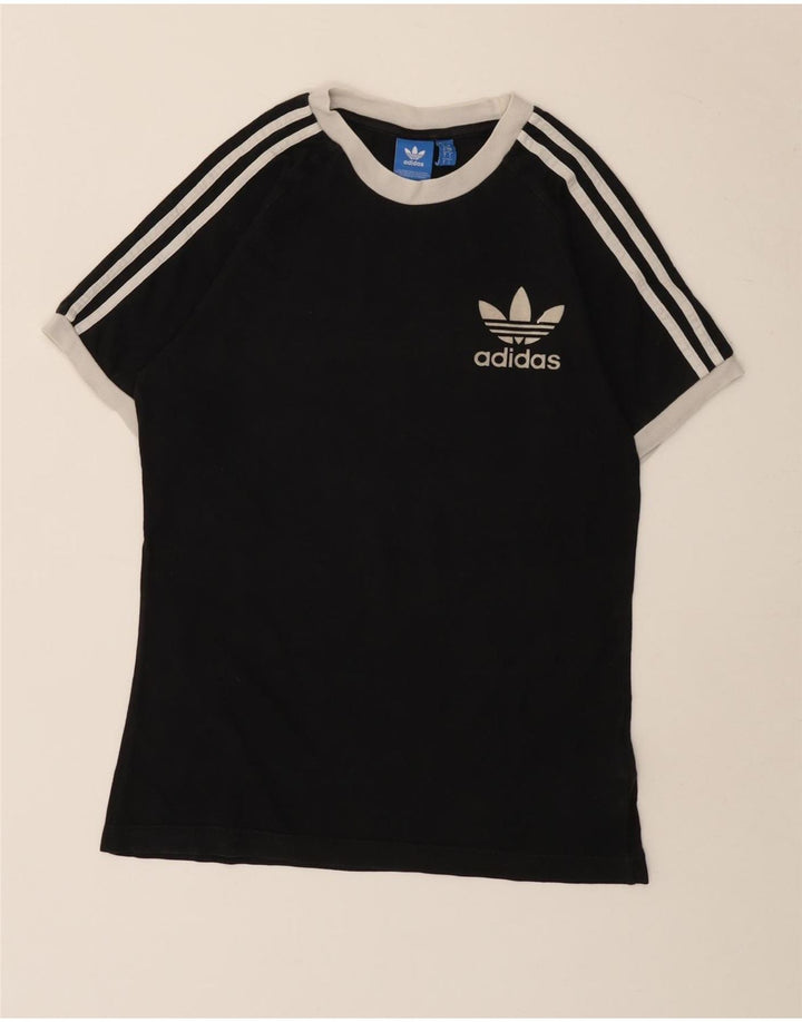 Adidas Herre grafisk T-shirt top lille sort bomuld