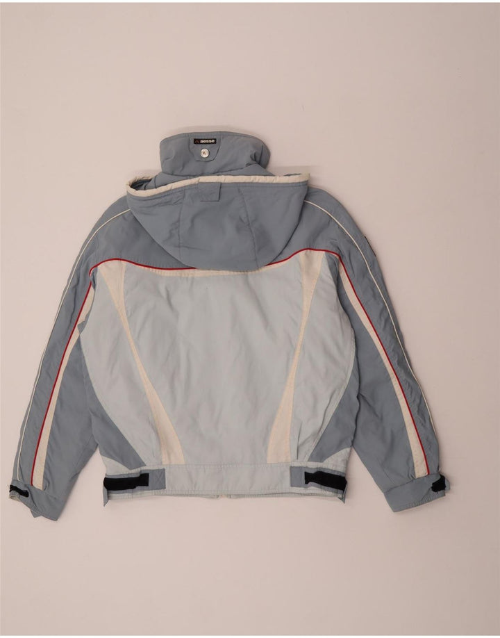 Aesse Dame Hætte Skijakke IT 48 XL Blå Colourblock Polyester
