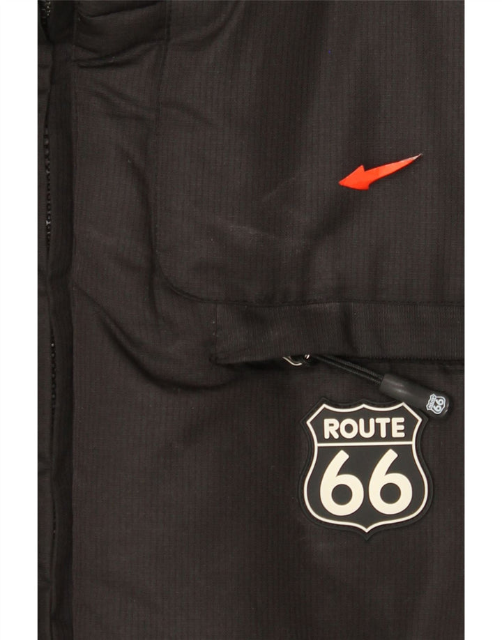Route 66 Herre polstret jakke UK 38 Medium Sort Polyester