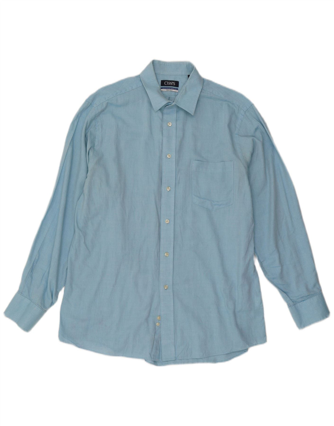 Chaps Herre Regular Fit skjorte str. 16 1/2 Large Blue